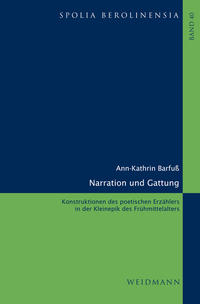 Vorderes Coverbild Narration und Gattung