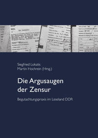 Vorderes Coverbild Die Argusaugen der Zensur