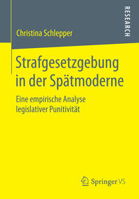 Vorderes Coverbild Strafgesetzgebung in der Spätmoderne