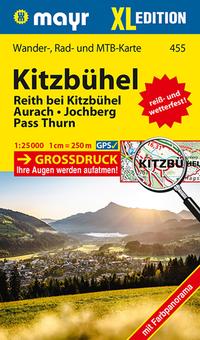 Vorderes Coverbild Mayr Wanderkarte Kitzbühel XL 1:25.000