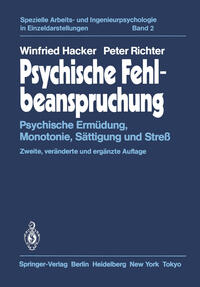 Vorderes Coverbild Psychische Fehlbeanspruchung