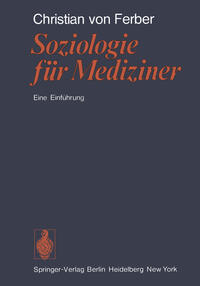Vorderes Coverbild Soziologie für Mediziner