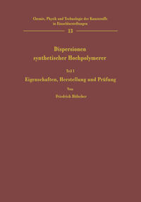 Vorderes Coverbild Dispersionen synthetischer Hochpolymerer