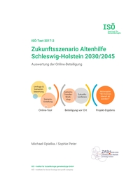 Vorderes Coverbild Zukunftsszenario Altenhilfe Schleswig-Holstein 2030/2045