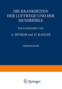 Vorderes Coverbild Die Krankheiten der Luftwege und der Mundhöhle