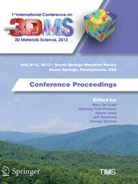 Vorderes Coverbild 1st International Conference on 3D Materials Science, 2012