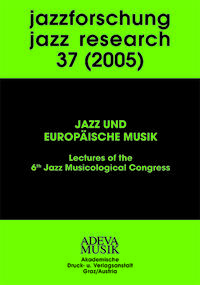 Vorderes Coverbild Jazzforschung - Jazz Research / Jazzforschung - Jazz Research