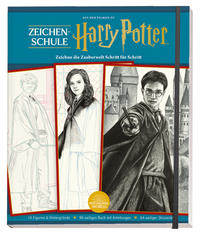 Vorderes Coverbild Aus den Filmen zu Harry Potter: Zeichenschule - Zeichne die Zauberwelt Schritt für Schritt