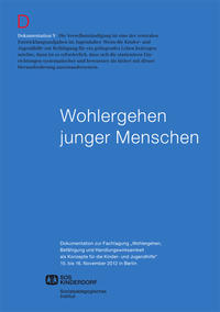 Vorderes Coverbild Wohlergehen junger Menschen