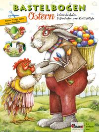 Vorderes Coverbild Ostern Bastelbogen Körbchen und Eierbecher