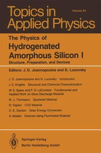 Vorderes Coverbild The Physics of Hydrogenated Amorphous Silicon I