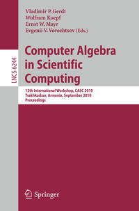 Vorderes Coverbild Computer Algebra in Scientific Computing