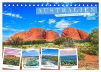 Vorderes Coverbild Australien - Grandiose Landschaften am Ende der Welt (Tischkalender 2025 DIN A5 quer), CALVENDO Monatskalender