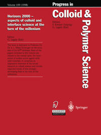 Vorderes Coverbild Horizons 2000 — aspects of colloid and interface science at the turn of the millenium