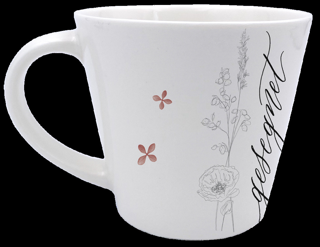 Beispielinhalt (Bild) Tasse "gesegnet"