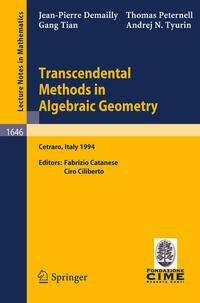 Vorderes Coverbild Transcendental Methods in Algebraic Geometry