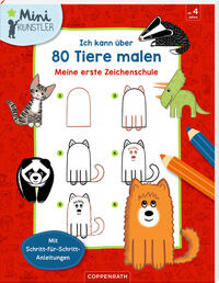 Vorderes Coverbild Ich kann über 80 Tiere malen