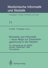 Vorderes Coverbild Biometrie und Informatik — neue Wege zur Erkenntnisgewinnung in der Medizin