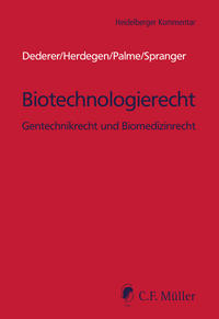 Vorderes Coverbild Biotechnologierecht