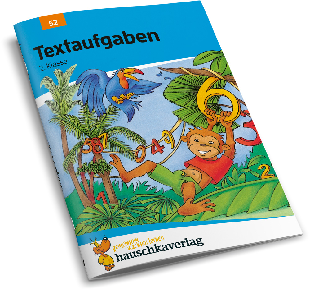 Beispielinhalt (Bild) Mathe 2. Klasse Übungsheft - Textaufgaben