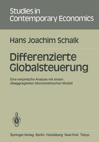 Vorderes Coverbild Differenzierte Globalsteuerung