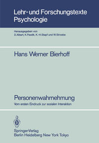 Vorderes Coverbild Personenwahrnehmung