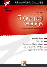 Vorderes Coverbild FLEXI-CHOIR, 5 gospel songs