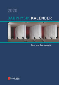 Vorderes Coverbild Bauphysik-Kalender / Bauphysik-Kalender 2020