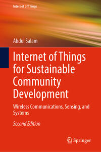 Vorderes Coverbild Internet of Things for Sustainable Community Development