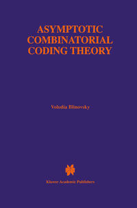 Vorderes Coverbild Asymptotic Combinatorial Coding Theory