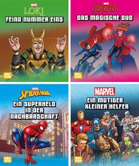 Vorderes Coverbild Nelson Mini-Bücher: 4er Marvel 1-4