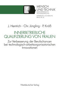 Vorderes Coverbild Innerbetriebliche Qualifizierung von Frauen