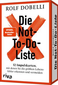 Vorderes Coverbild Die Not-To-Do-Liste – 52 Impulskarten, mit denen Sie die größten Lebensfehler erkennen und vermeiden