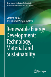 Vorderes Coverbild Renewable Energy Development: Technology, Material and Sustainability