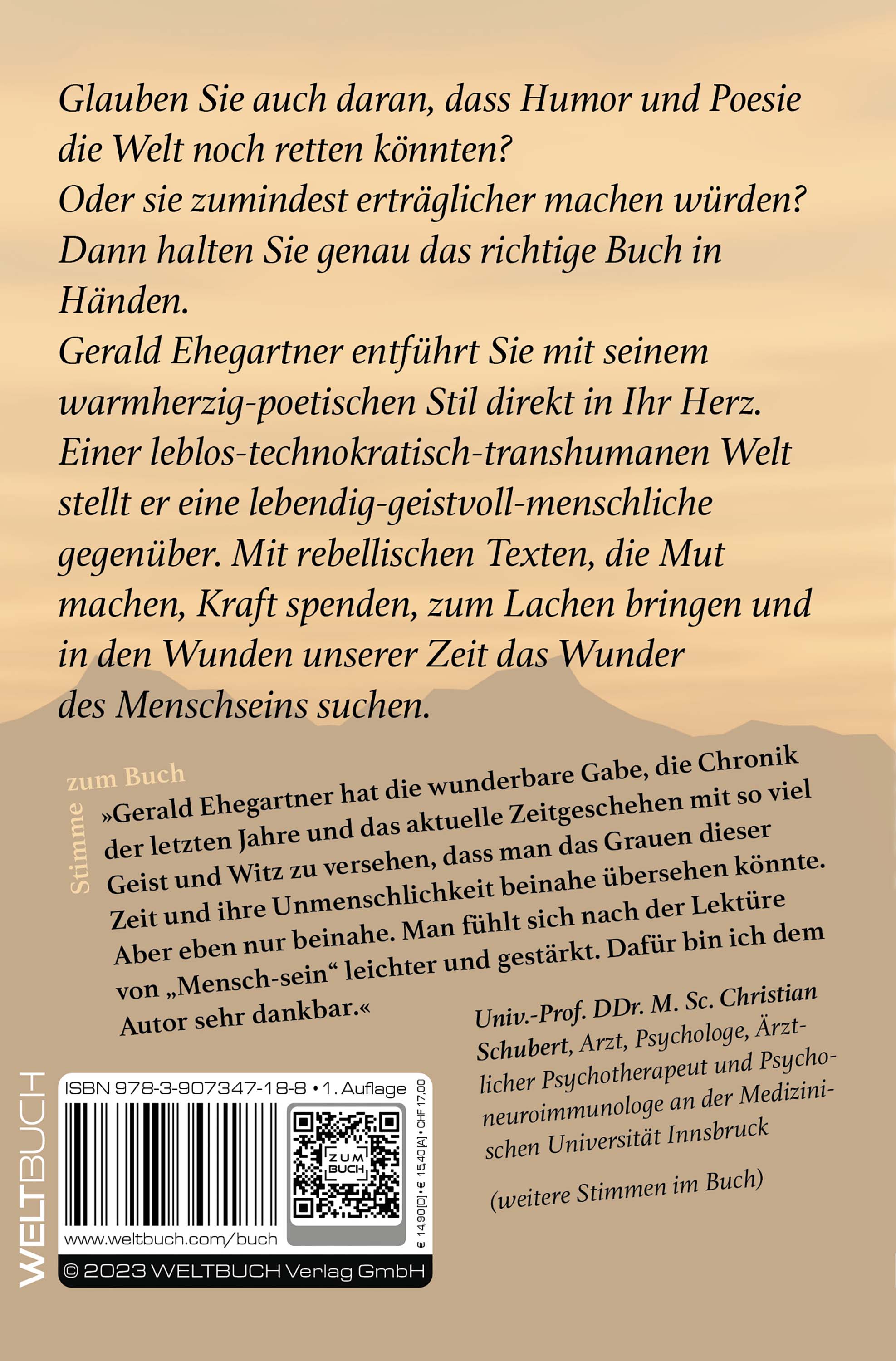 Rückseitencover Menschsein