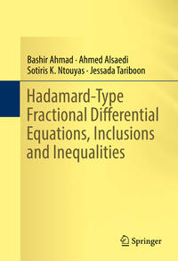 Vorderes Coverbild Hadamard-Type Fractional Differential Equations, Inclusions and Inequalities