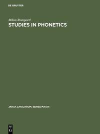 Vorderes Coverbild Studies in Phonetics