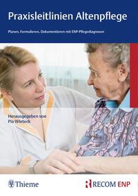 Vorderes Coverbild Praxisleitlinien Altenpflege