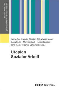 Vorderes Coverbild Utopien Sozialer Arbeit
