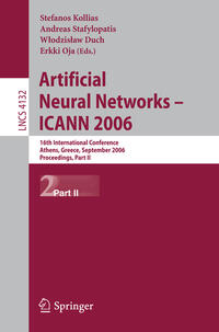 Vorderes Coverbild Artificial Neural Networks - ICANN 2006