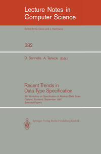 Vorderes Coverbild Recent Trends in Data Type Specification