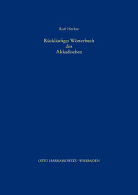 Vorderes Coverbild Rückläufiges Wörterbuch des Akkadischen