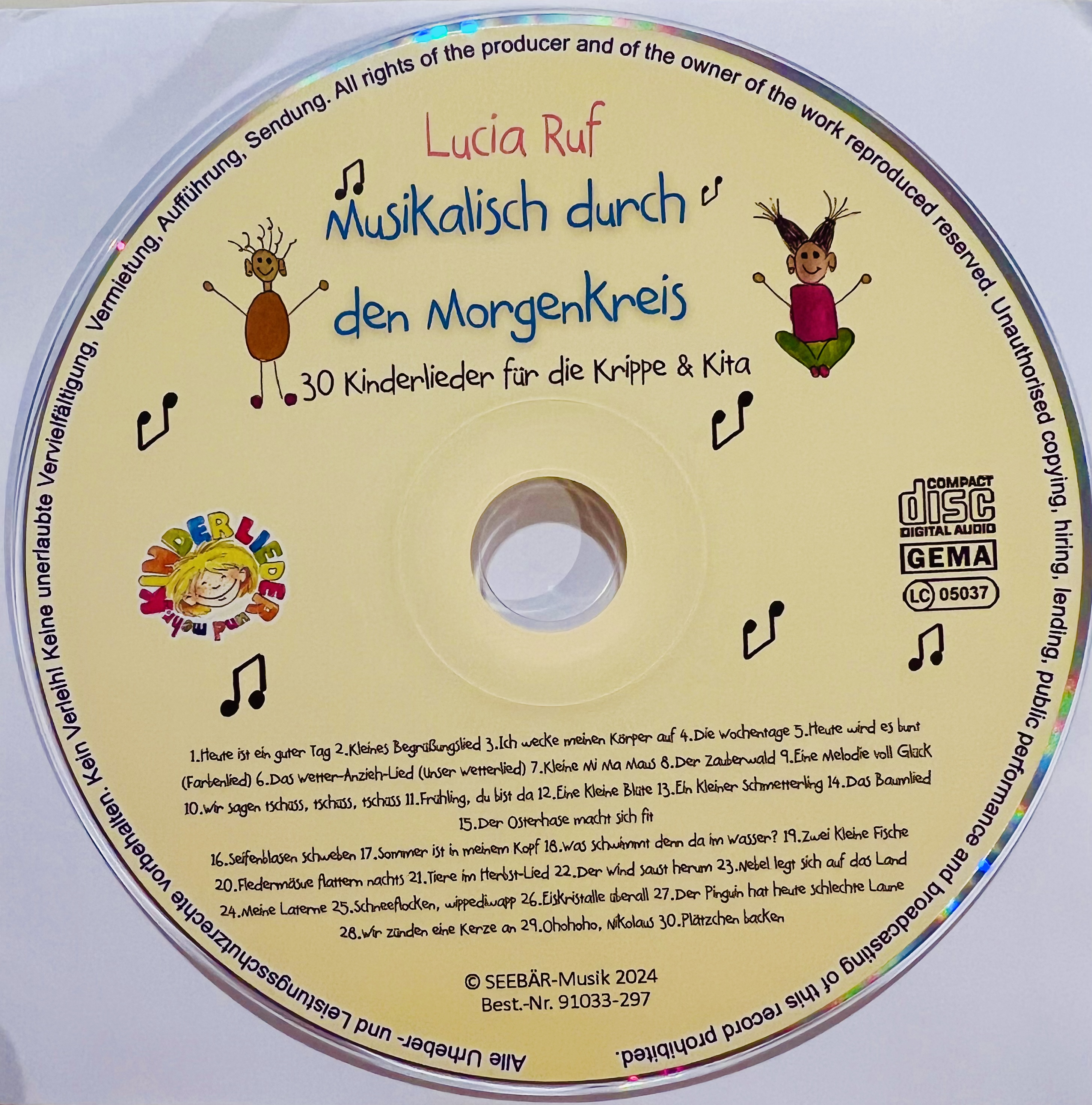 Anderes Coverbild Musikalisch durch den Morgenkreis: Liederbuch mit CD