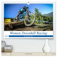 Vorderes Coverbild Women Downhill Racing (hochwertiger Premium Wandkalender 2025 DIN A2 quer), Kunstdruck in Hochglanz
