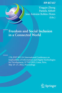 Vorderes Coverbild Freedom and Social Inclusion in a Connected World