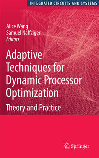 Vorderes Coverbild Adaptive Techniques for Dynamic Processor Optimization