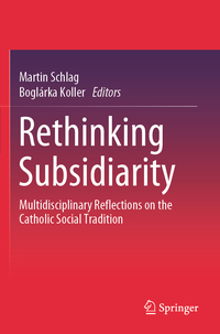 Vorderes Coverbild Rethinking Subsidiarity