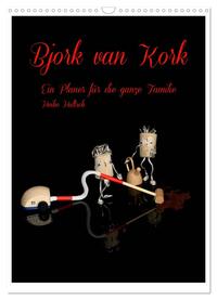 Vorderes Coverbild Bjork van Kork / Familienplaner (Wandkalender 2025 DIN A3 hoch), CALVENDO Monatskalender