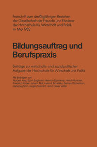 Vorderes Coverbild Bildungsauftrag und Berufspraxis