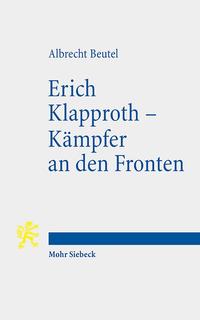 Vorderes Coverbild Erich Klapproth - Kämpfer an den Fronten